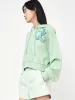 Rosebud Cropped Hooded Sweatshirt sold by Mo&Co