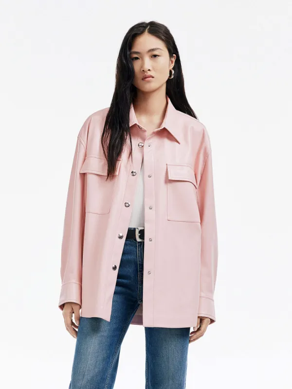 Protein Leather Pocket Jacket sold by Mo&Co