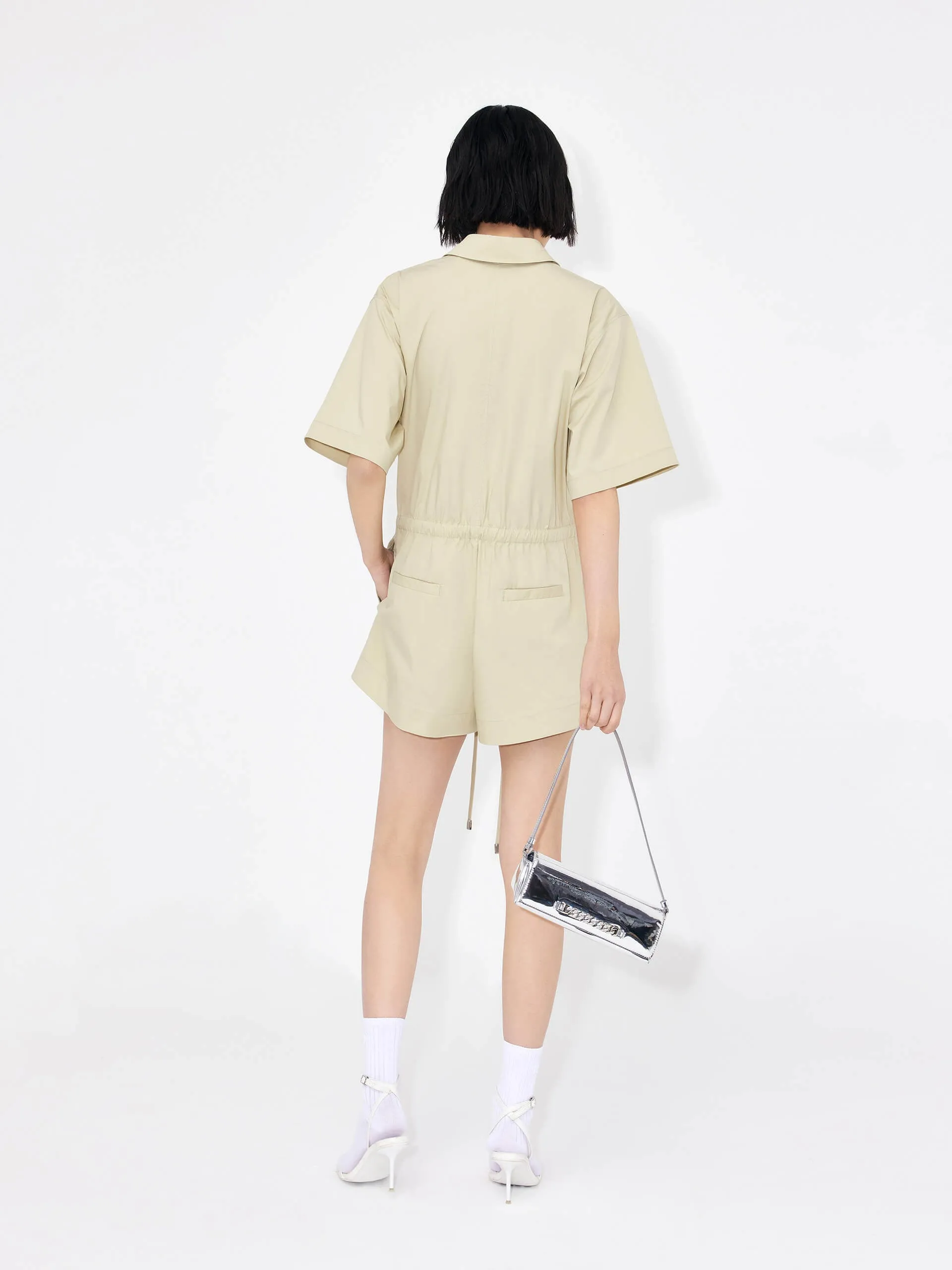 Drawstring Waist Romper sold by Mo&Co product image thumbnail 2