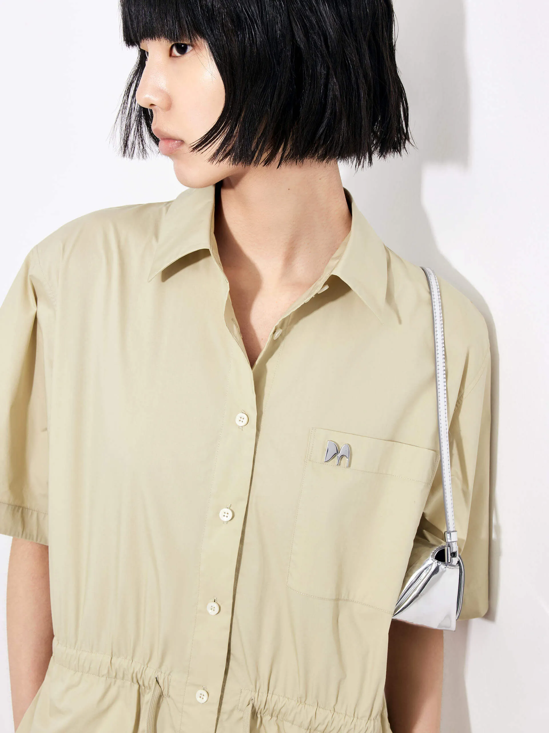 Drawstring Waist Romper sold by Mo&Co product image thumbnail 3