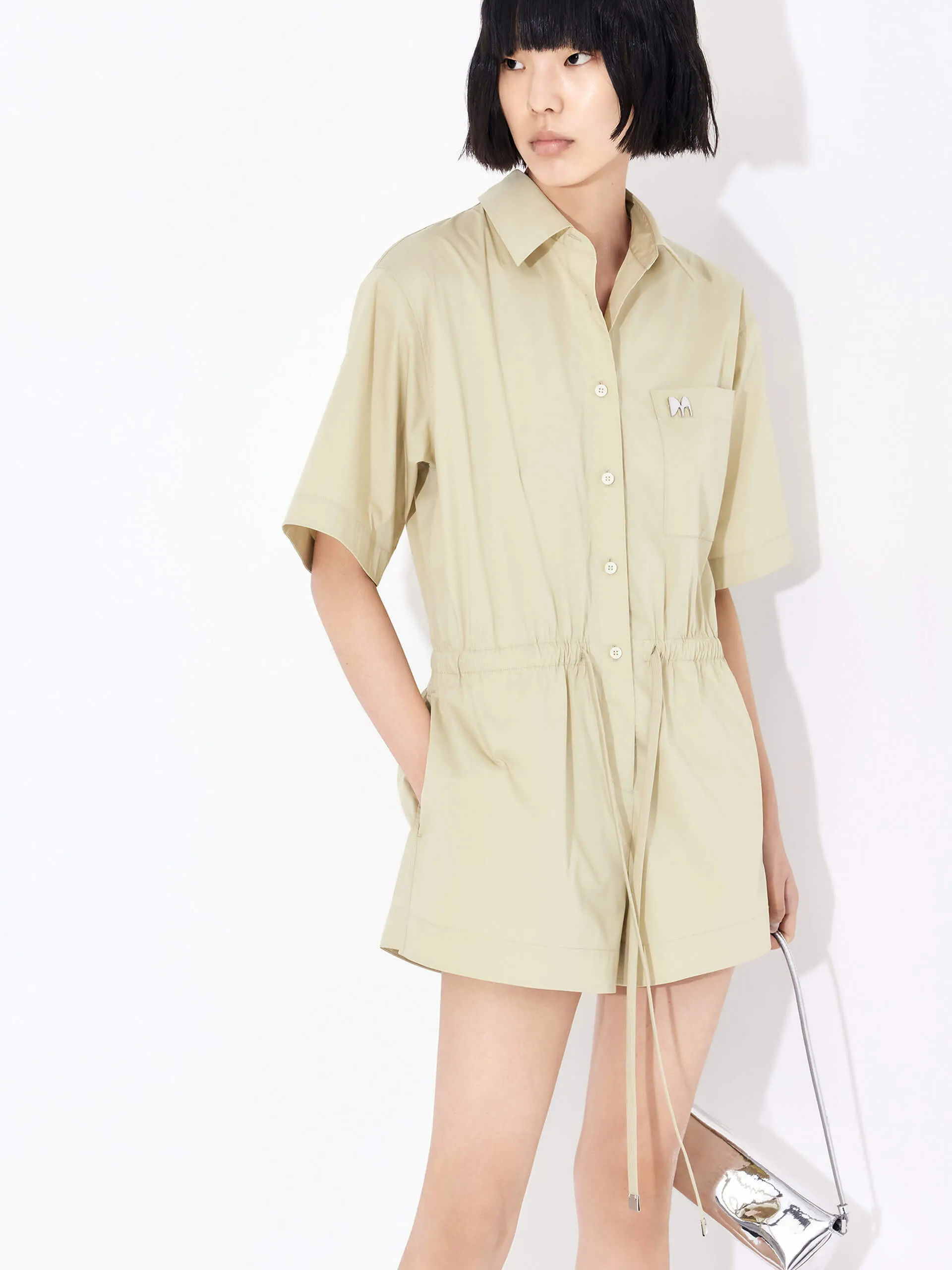 Drawstring Waist Romper sold by Mo&Co product image thumbnail 5
