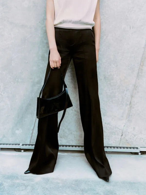 Cutout Waist Straight Pants sold by Mo&Co