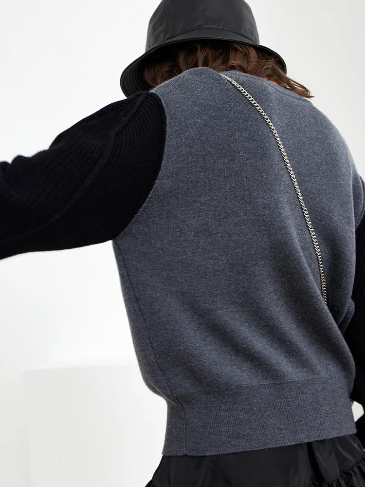 Contrast Rop Knit Pullover sold by Mo&Co product image thumbnail 3