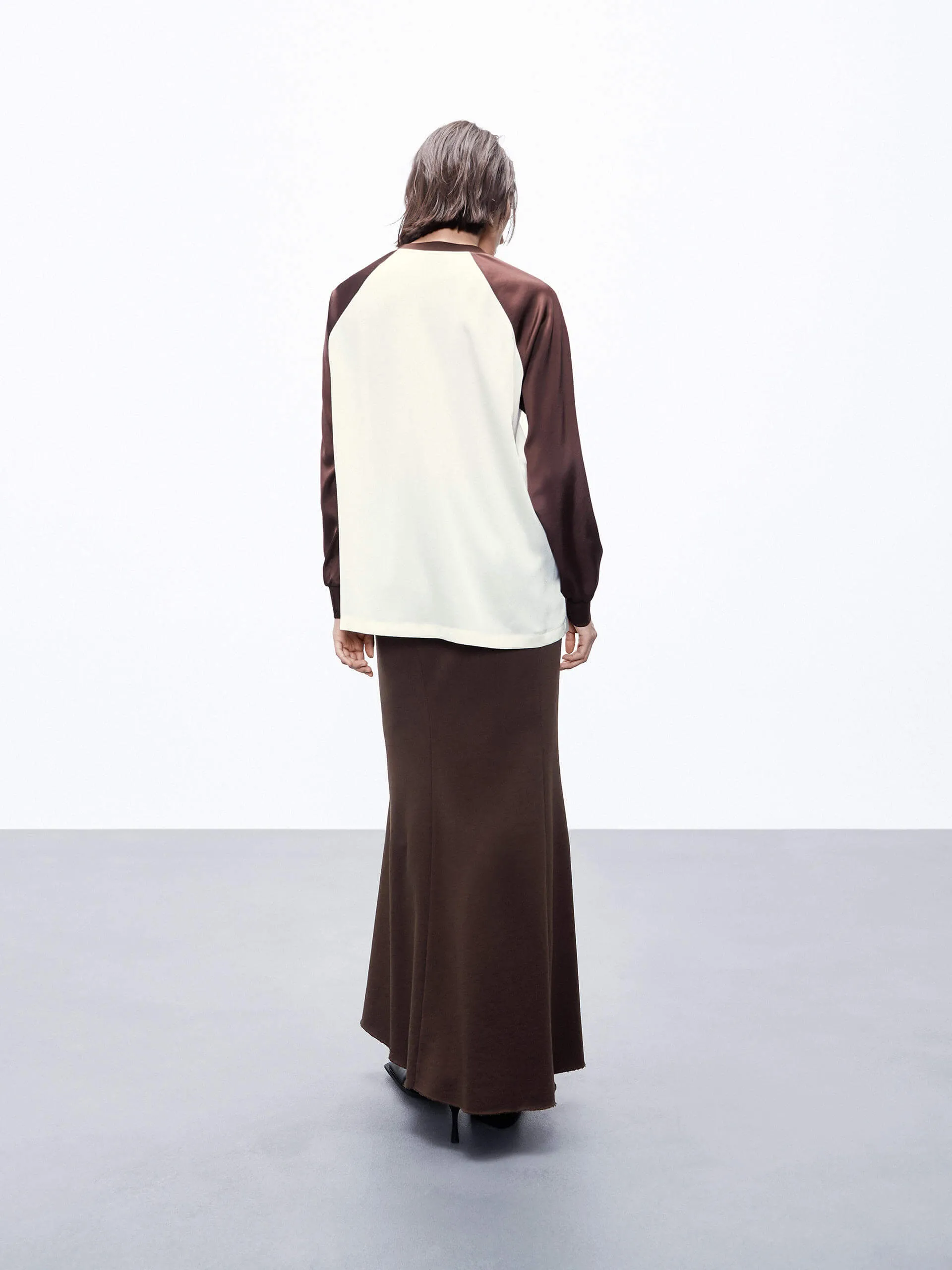 Two Tone Printed Top sold by Mo&Co product image thumbnail 3