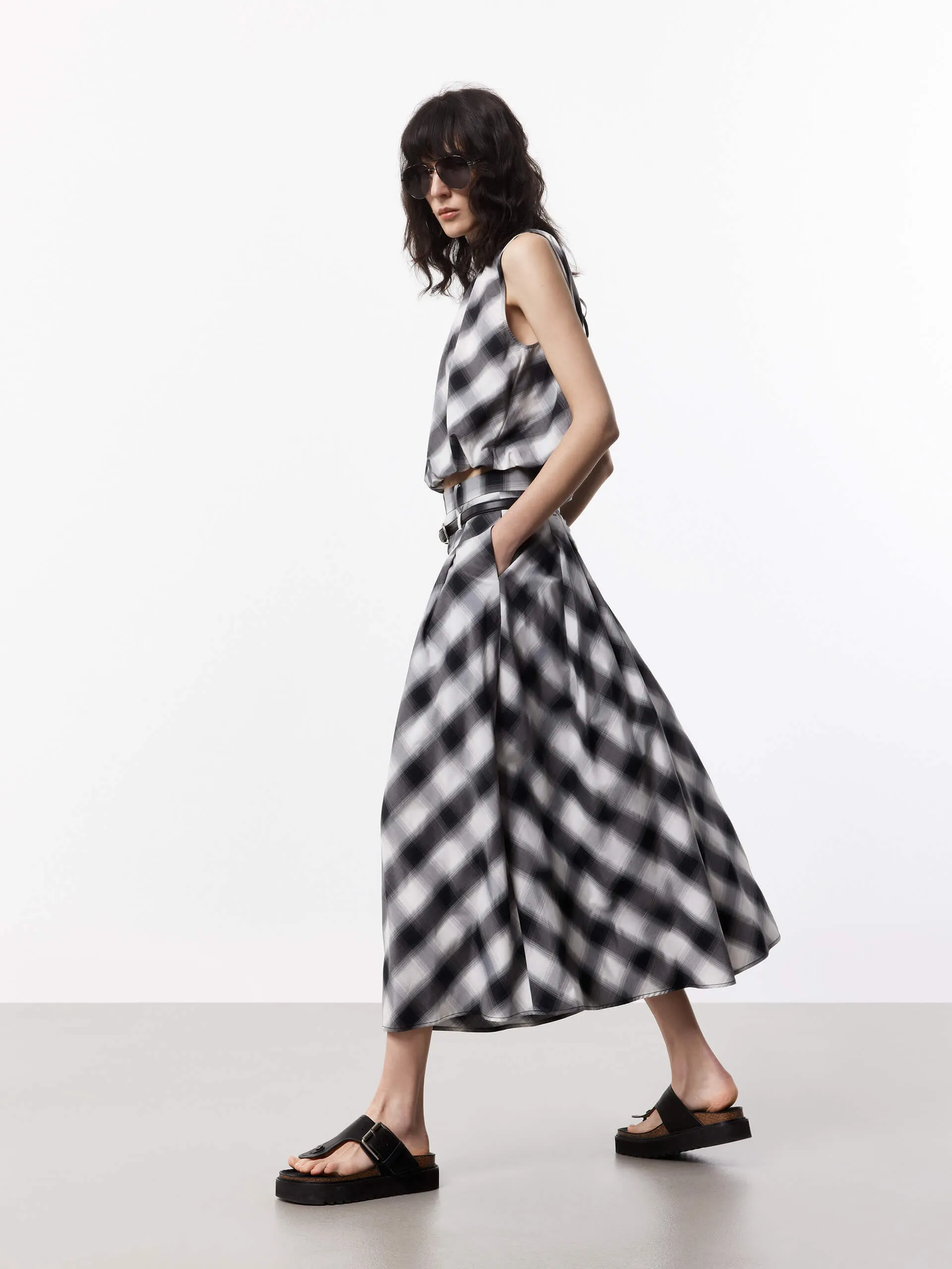 Sleeveless Checkered Top sold by Mo&Co product image thumbnail 3