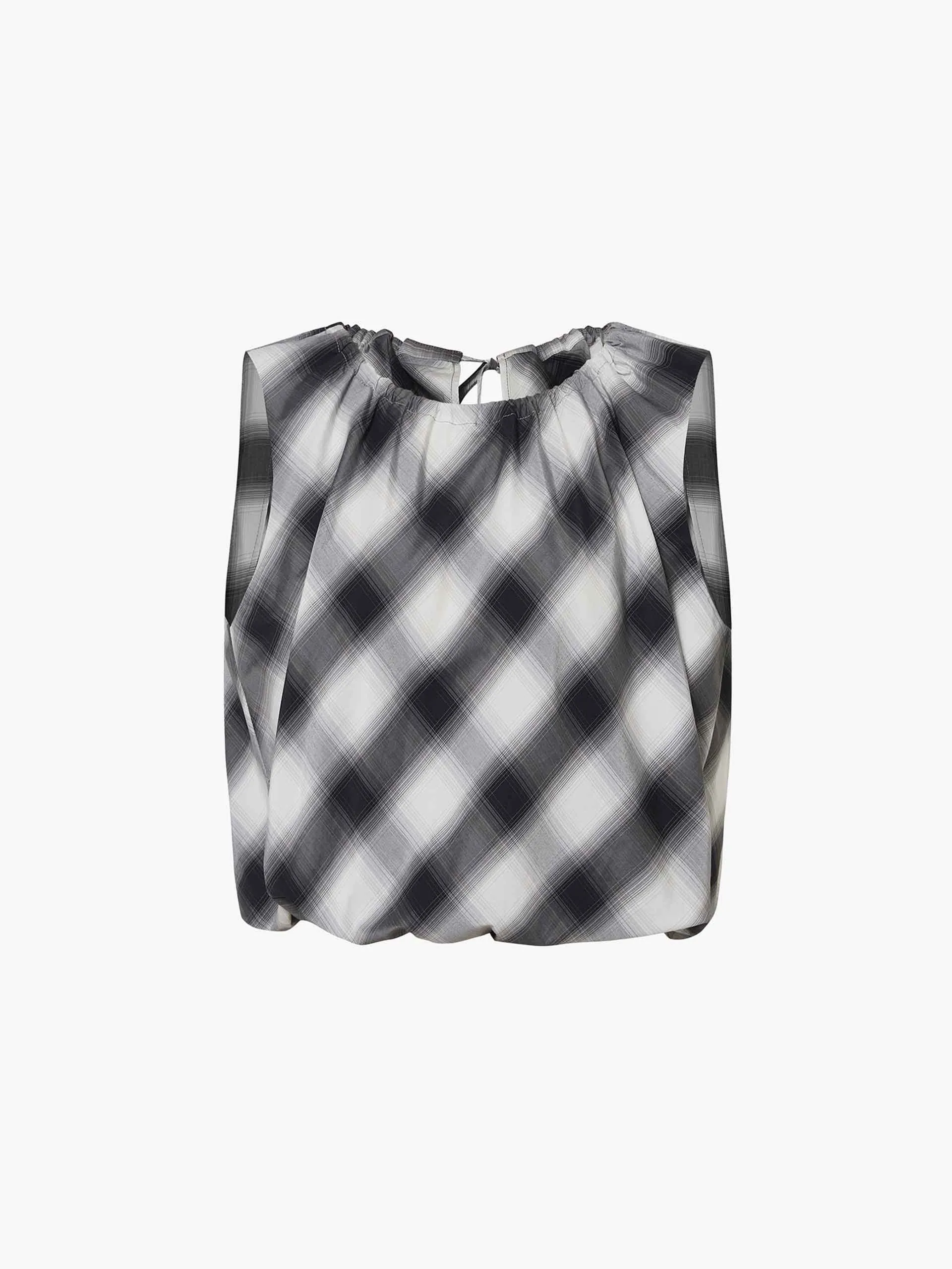 Sleeveless Checkered Top sold by Mo&Co product image thumbnail 5