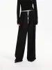 Wool Blend Contrast Pants sold by Mo&Co