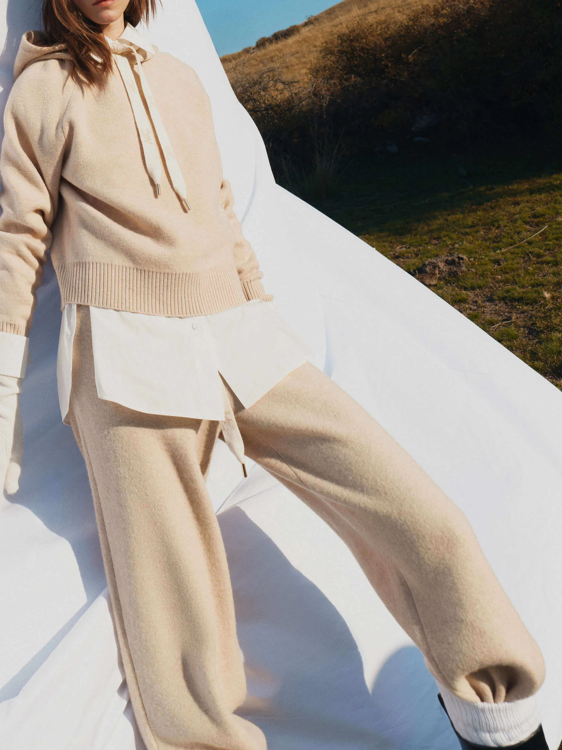 Hooded Knitted Sweater sold by Mo&Co product image thumbnail 2