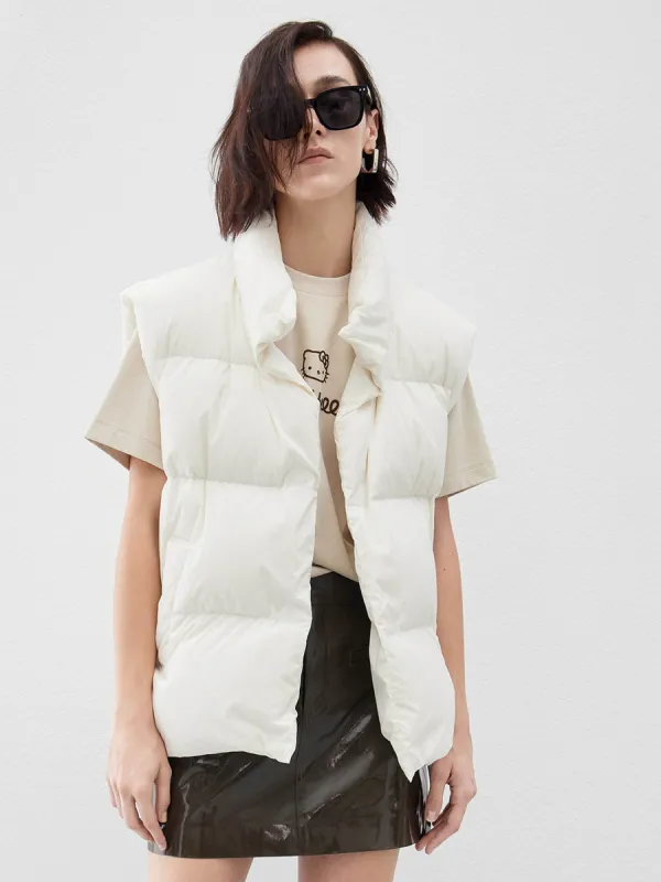 Down Feather Quilted Vest sold by Mo&Co