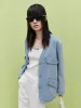 Metal Button Denim Jacket sold by Mo&Co