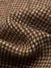 Checkered Cropped Wool Jacket sold by Mo&Co