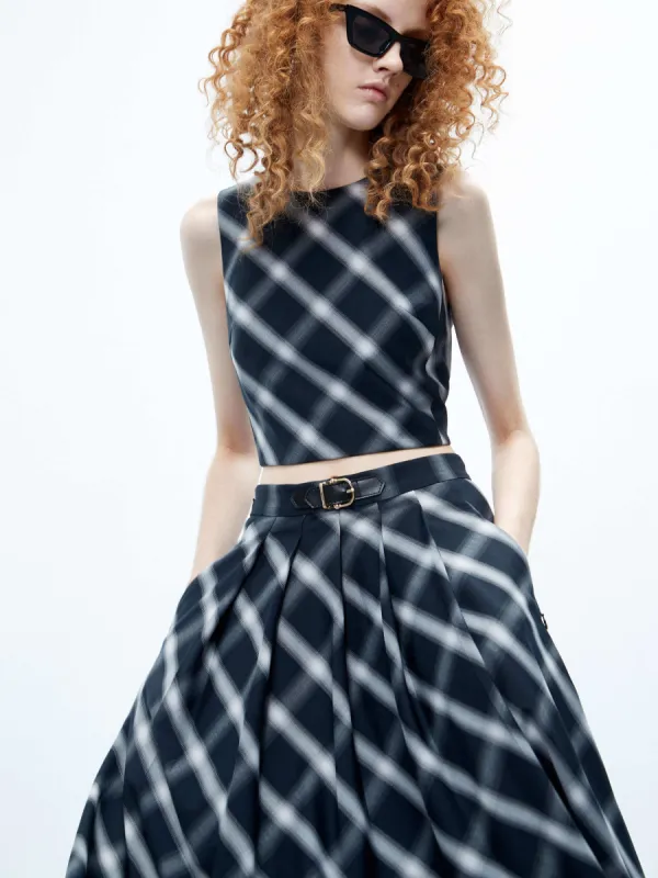 Checkered Tank Top sold by Mo&Co