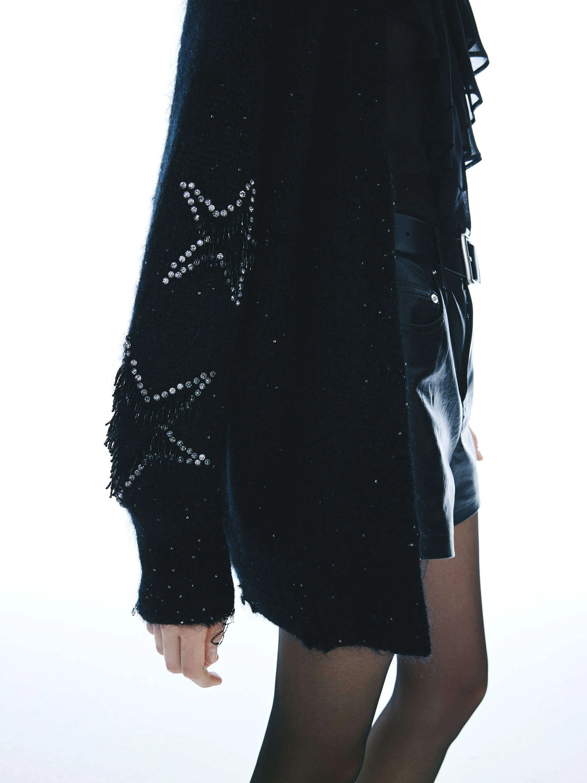 Oversized Fuzzy Cardigan sold by Mo&Co product image thumbnail 2