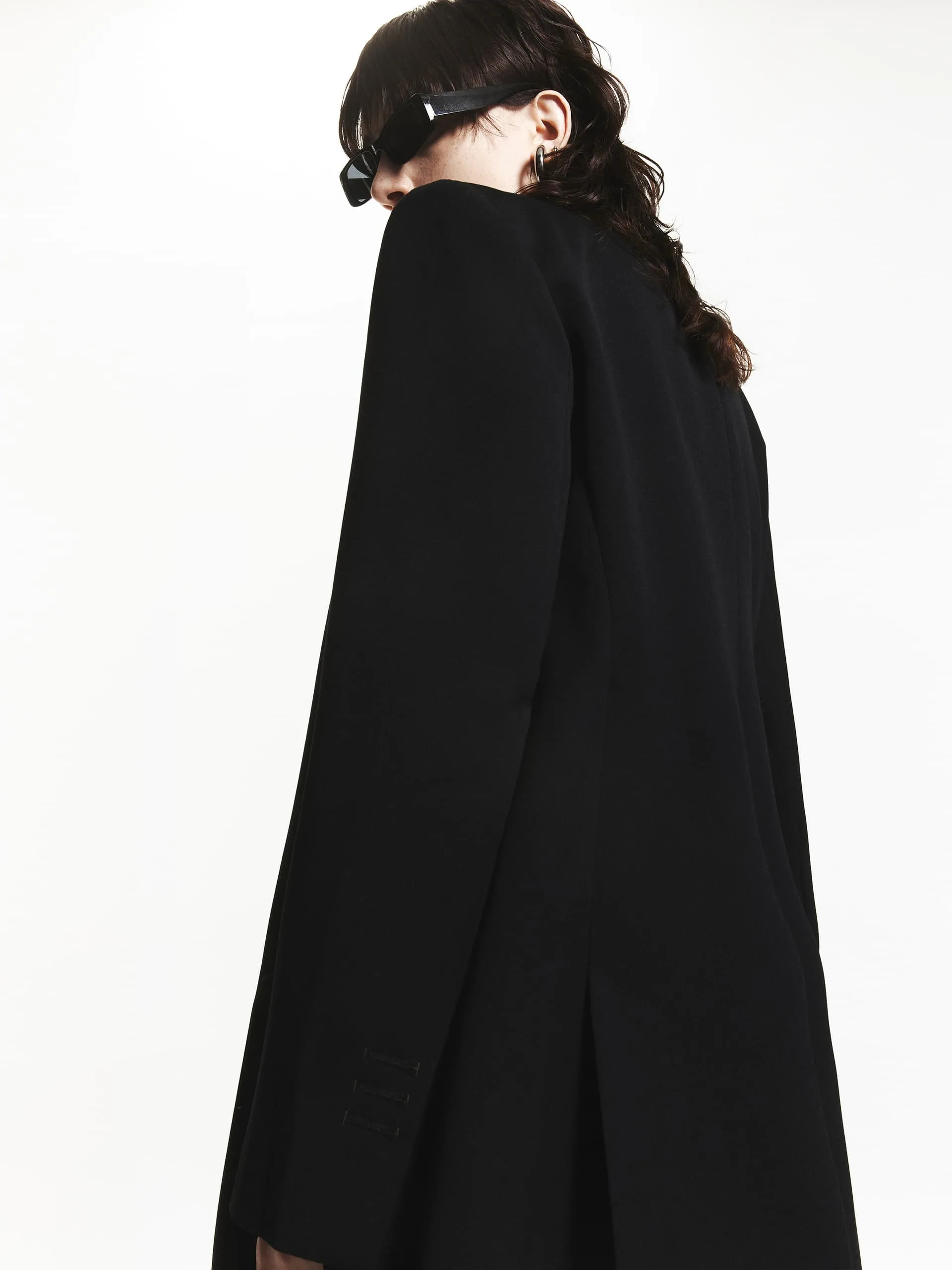 Wool Blend Long Blazer sold by Mo&Co product image thumbnail 3