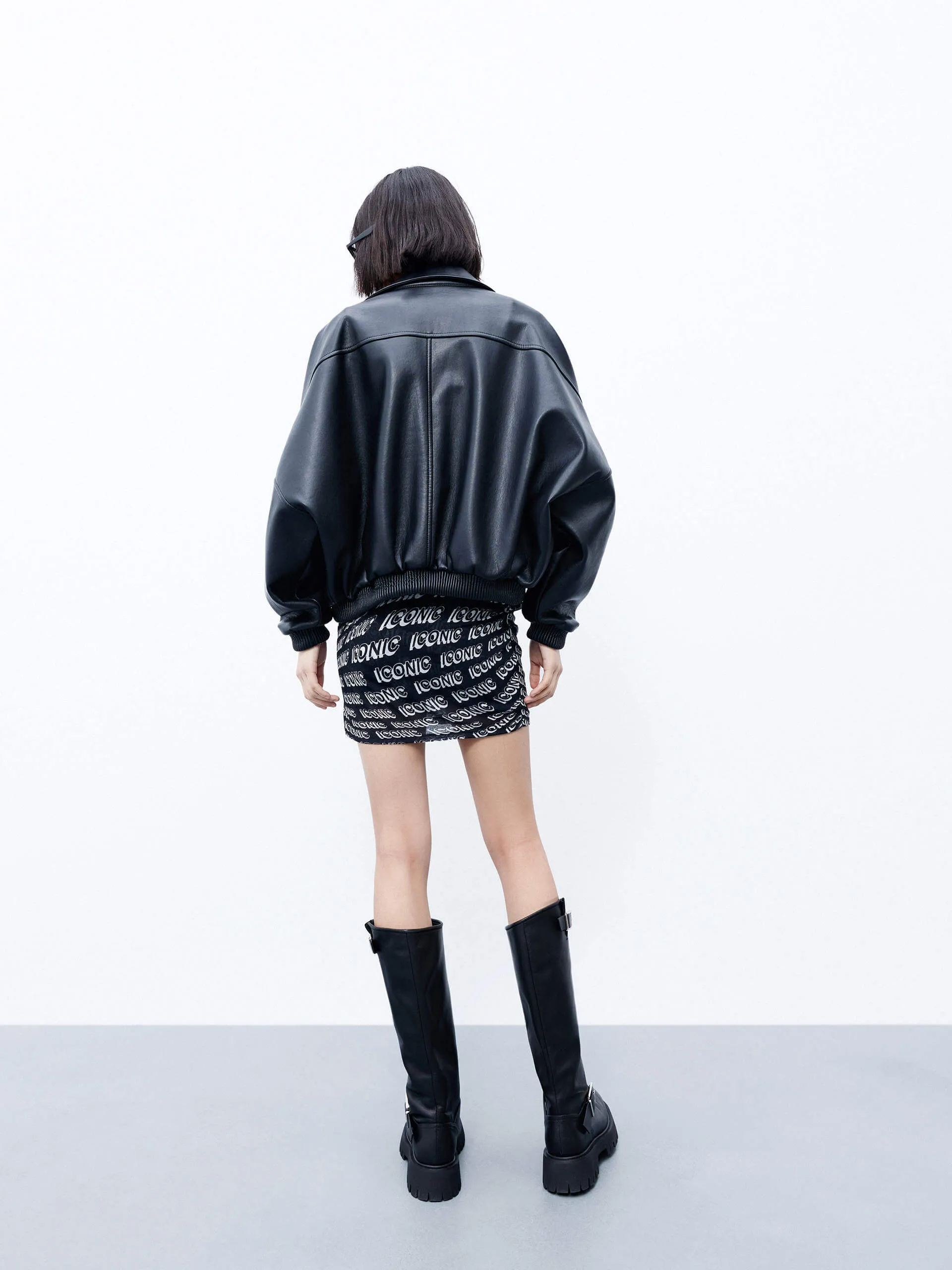 PU Bomber Jacket sold by Mo&Co product image thumbnail 2