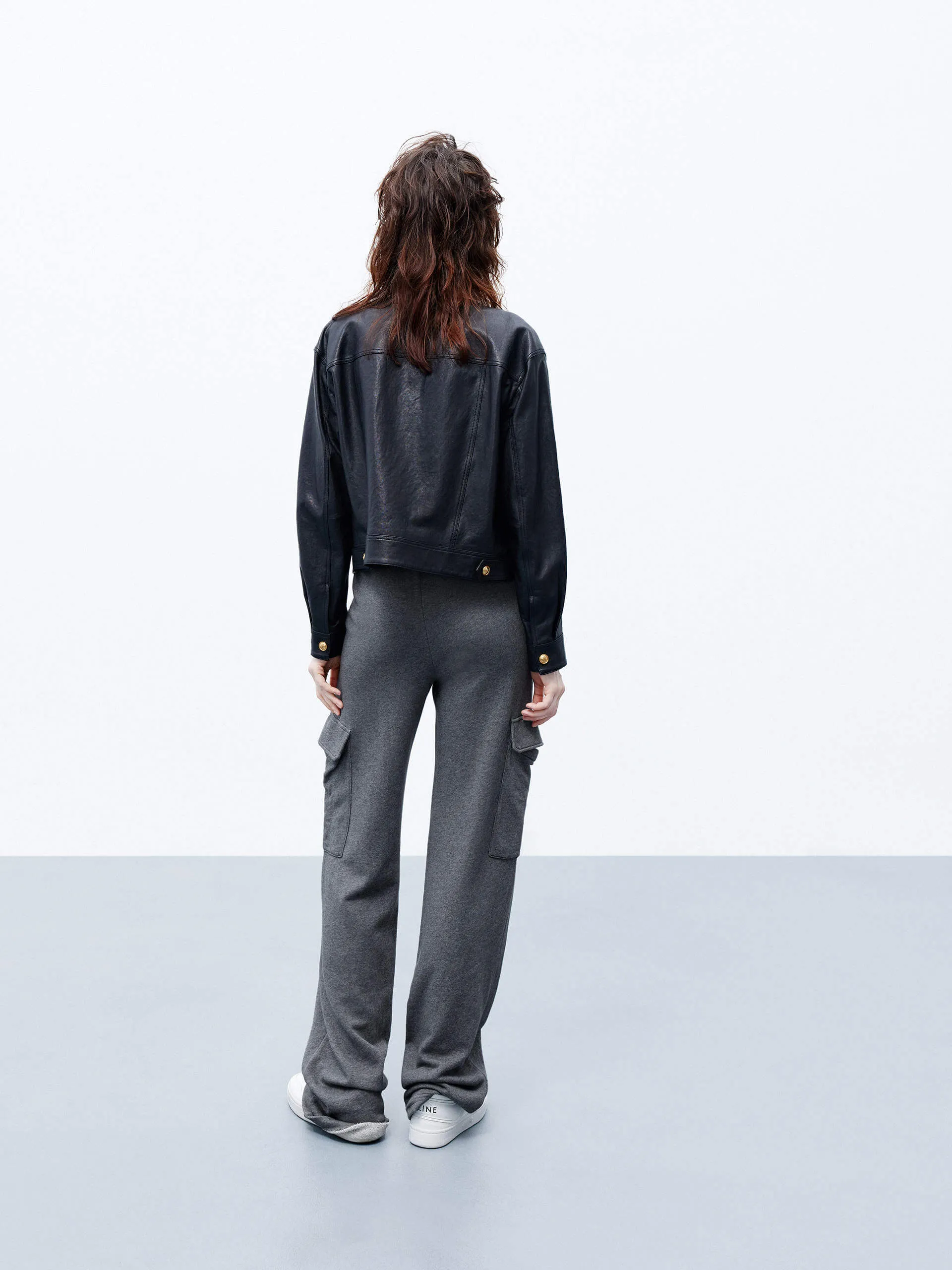 Drawstring Waist Cotton Pants sold by Mo&Co product image thumbnail 2