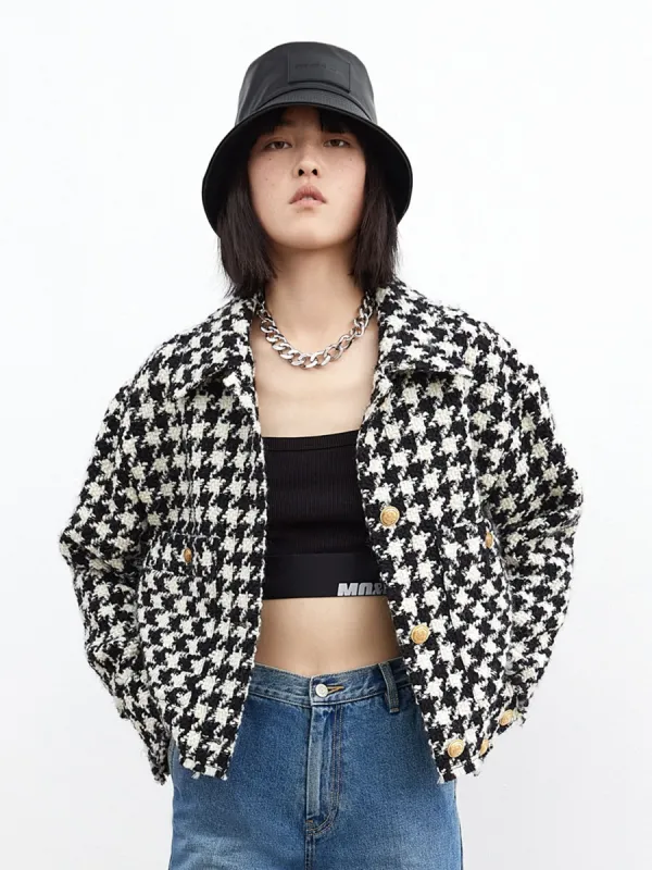 Wool Blend Tweed Jacket sold by Mo&Co