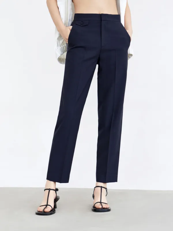 Slant Pocket Straight Pants sold by Mo&Co