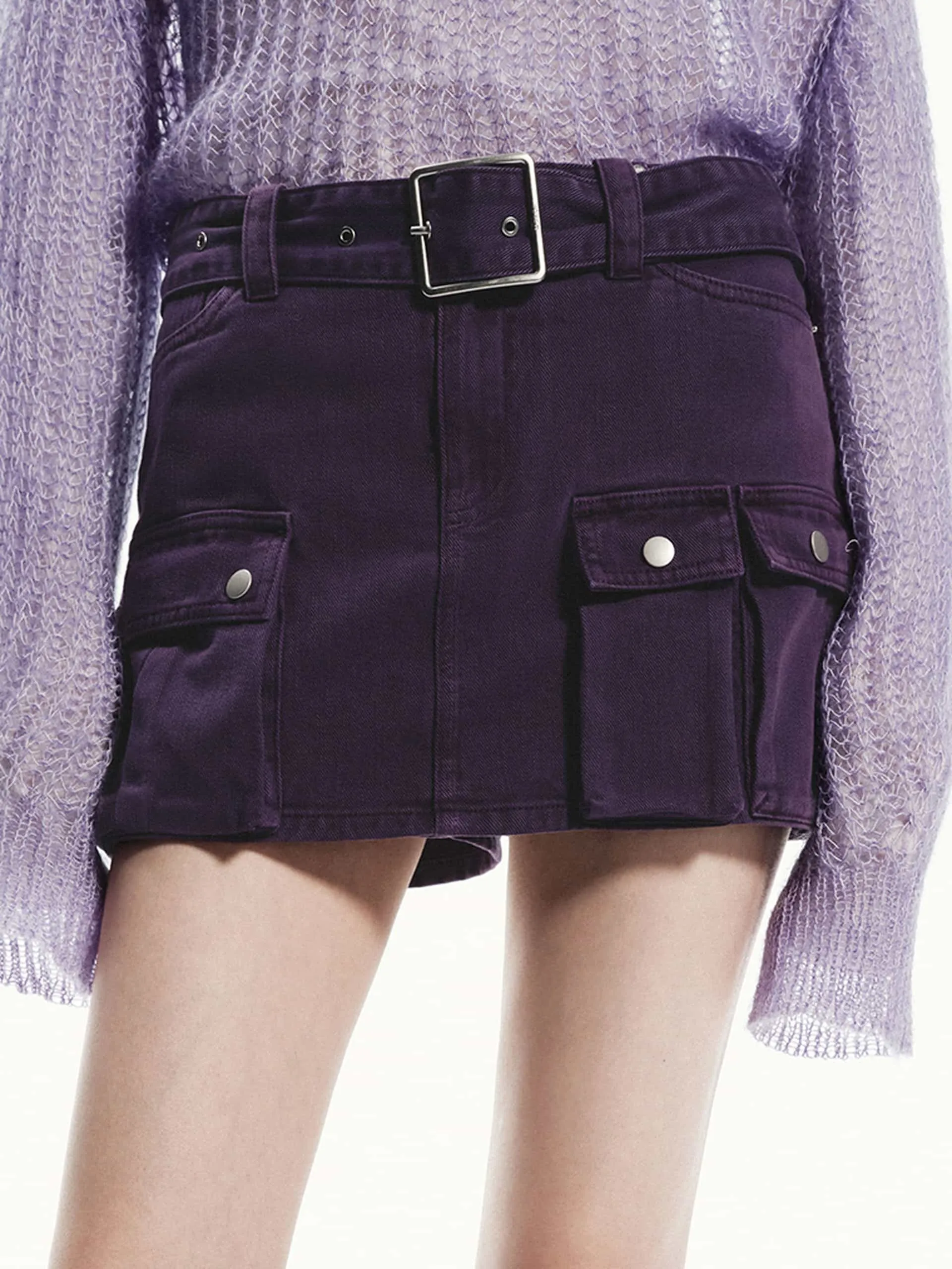 Cargo Pocket Mini Skort sold by Mo&Co