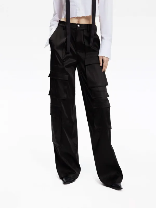 Mid Waist Cargo pants sold by Mo&Co