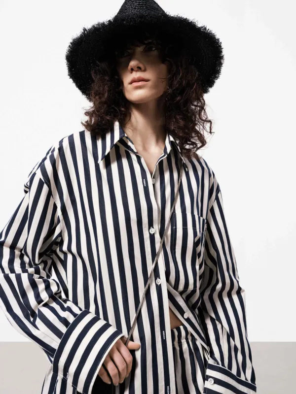 Drop Should Striped Shirt sold by Mo&Co