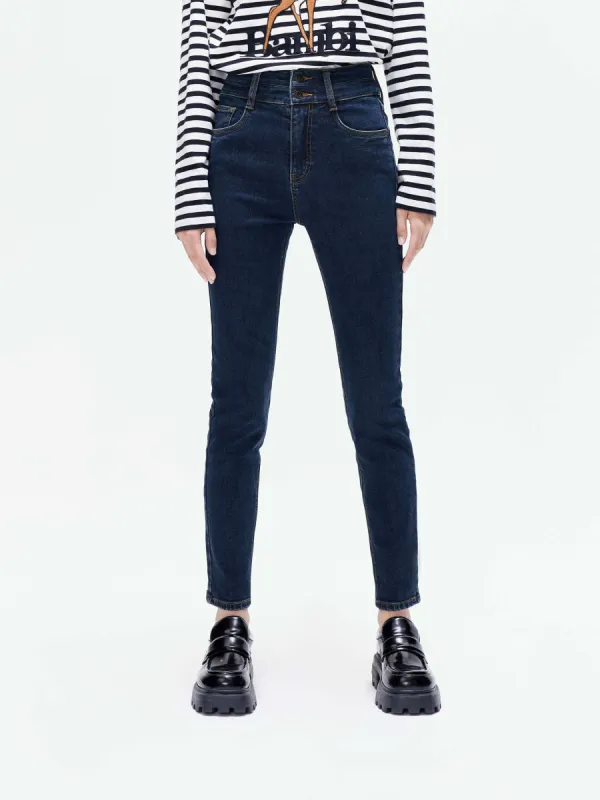 Skinny High Waisted Jeans sold by Mo&Co