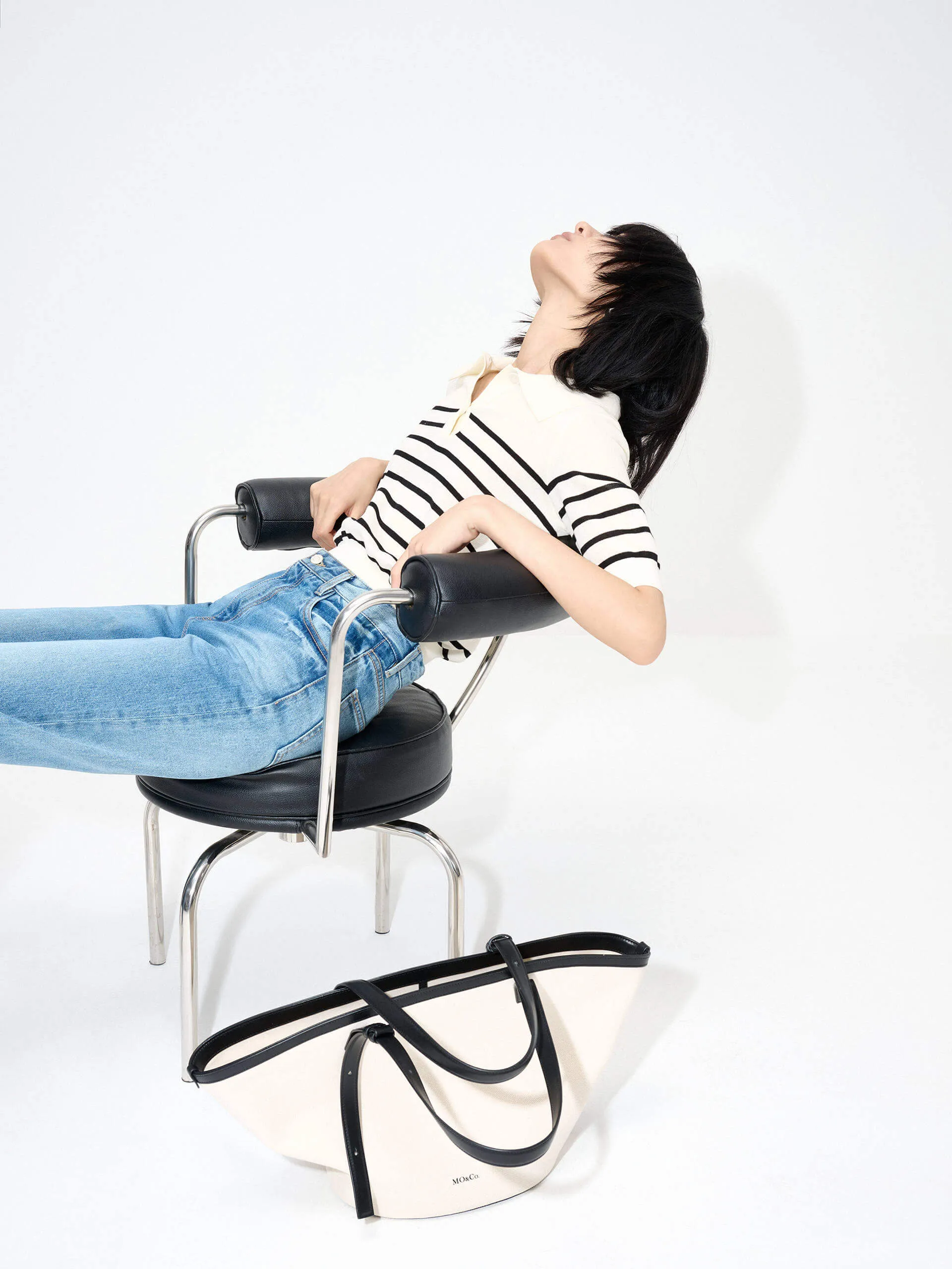 Short Sleeve Striped Top sold by Mo&Co product image thumbnail 5