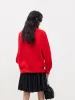 Wool Blend Embroidered Logo Cardigan sold by Mo&Co