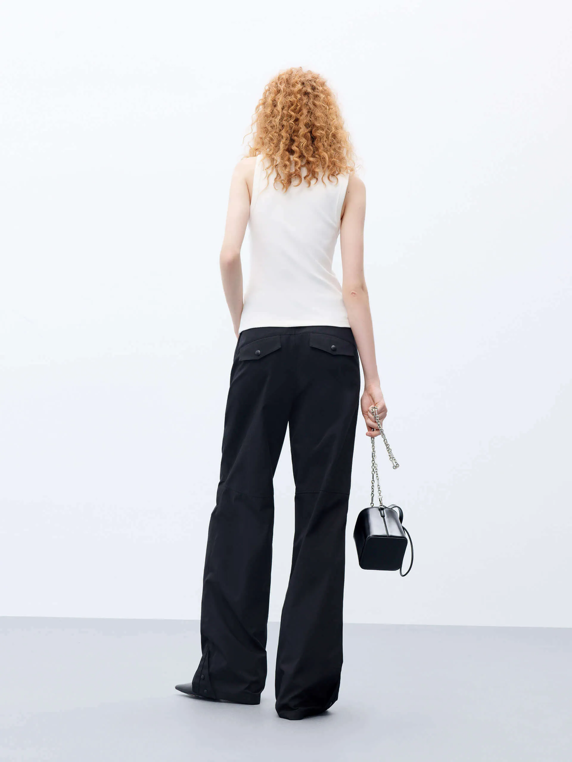 Metal M Detail Ribbed Tank Top sold by Mo&Co product image thumbnail 2