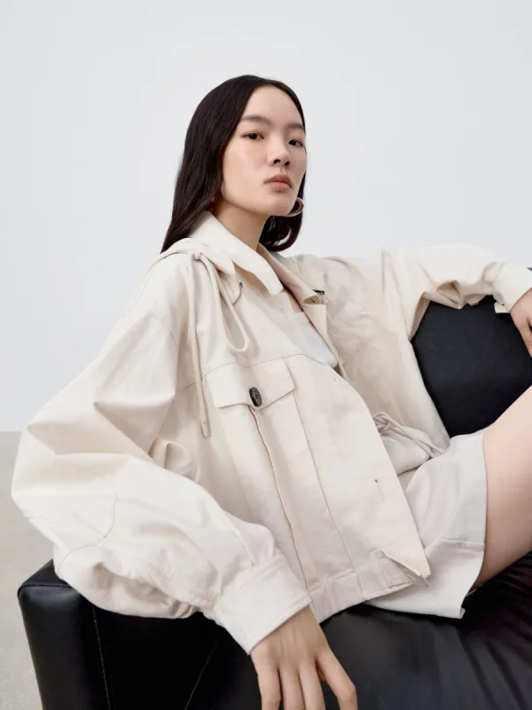 Detachable Hood Jacket sold by Mo&Co