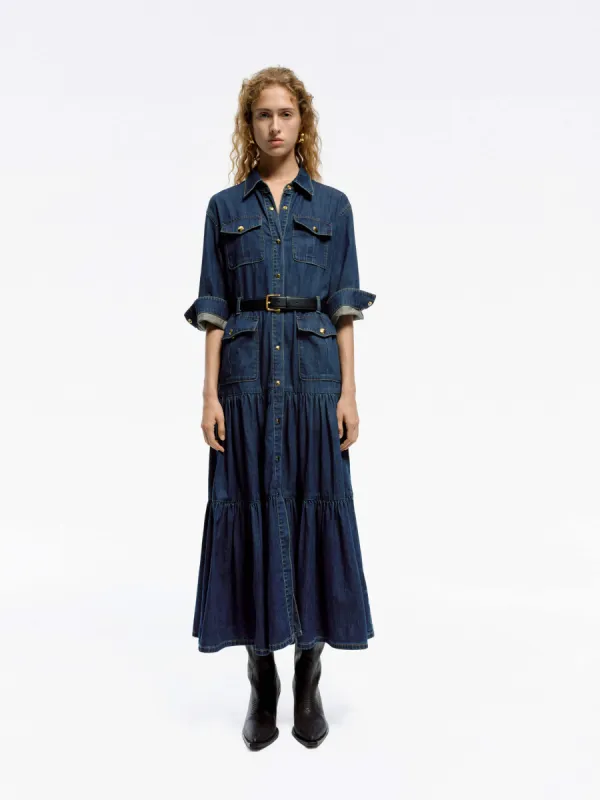 A-line Pleated Dress sold by Mo&Co