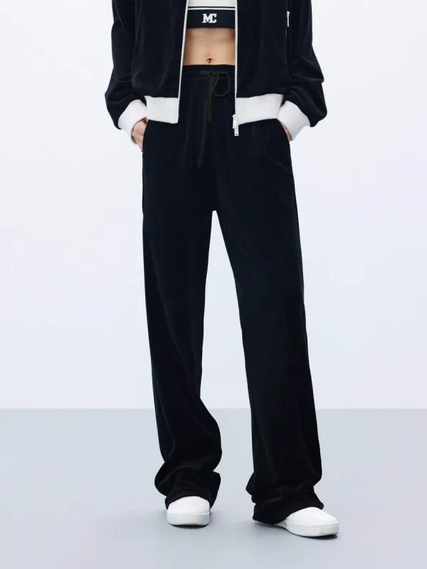 Straight Leg Drawstring Pants sold by Mo&Co