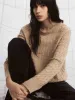 Cable Texture Knit Sweater sold by Mo&Co