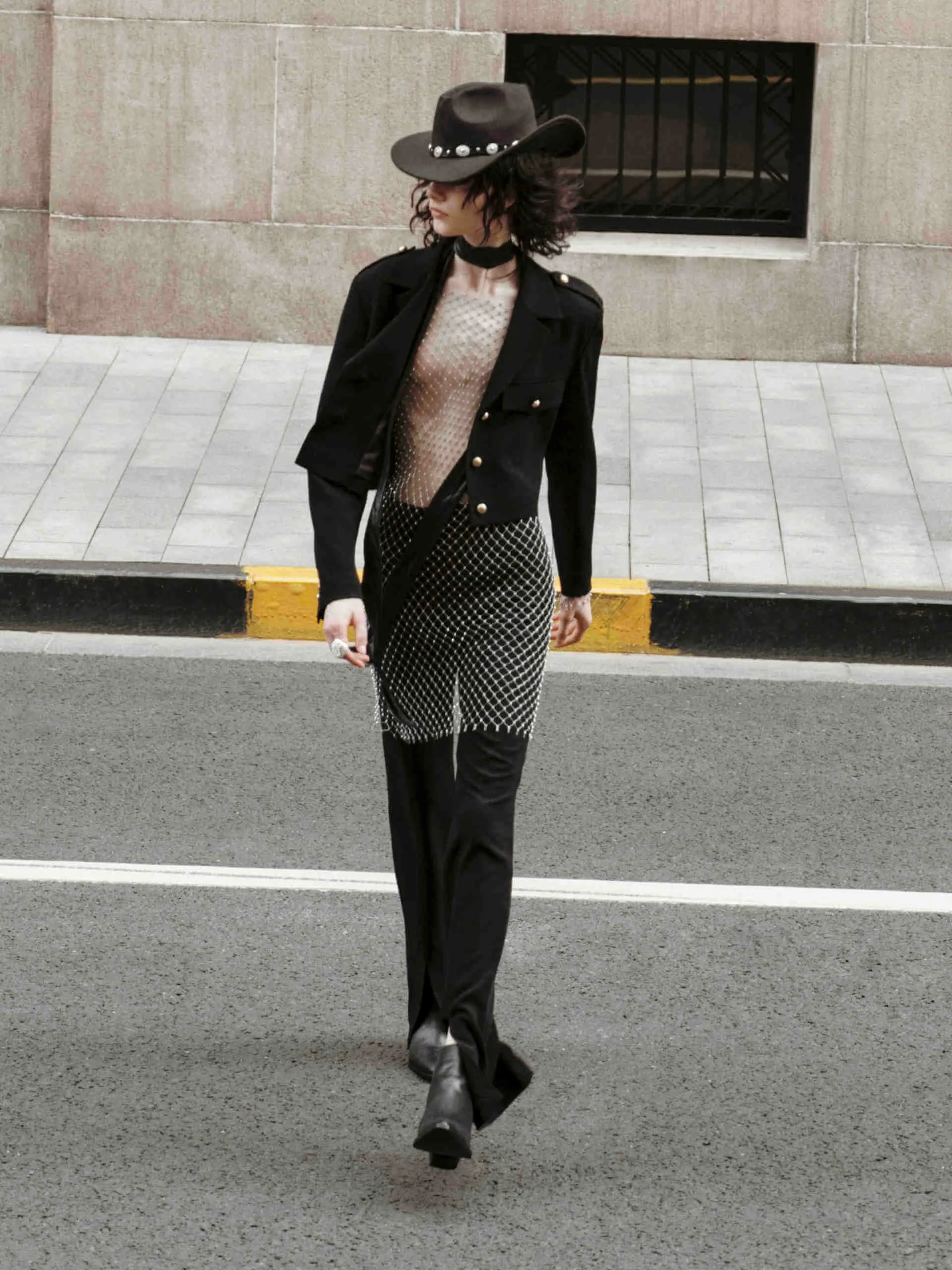 High Waist Slit Front Pants sold by Mo&Co product image thumbnail 5