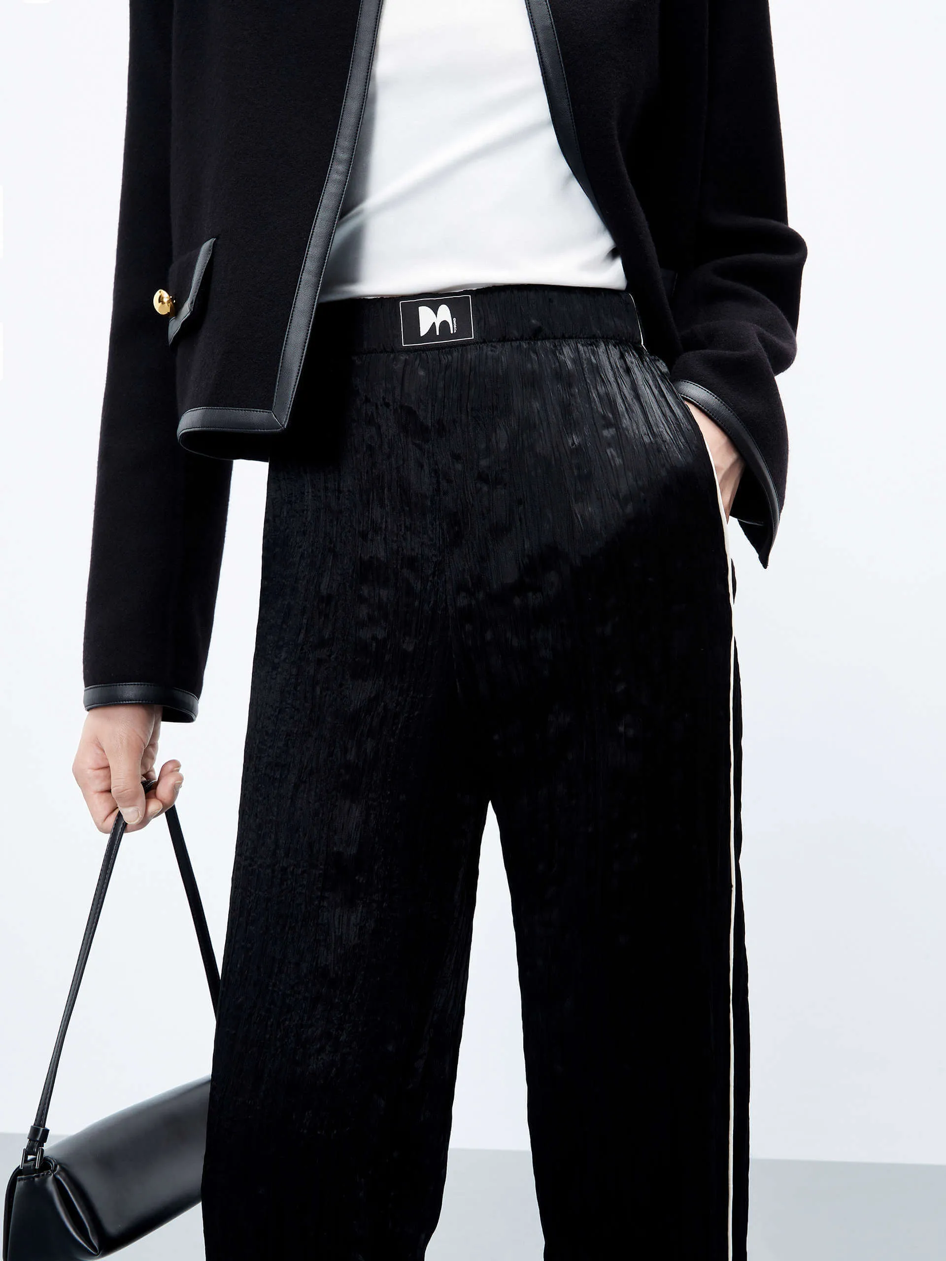 Wool Cropped Jacket sold by Mo&Co product image thumbnail 3