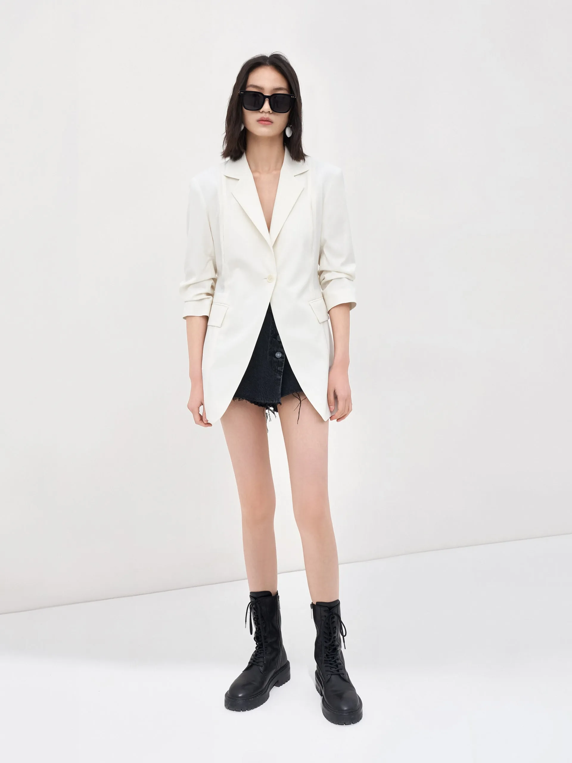 Fitted Tailored Blazer sold by Mo&Co product image thumbnail 2