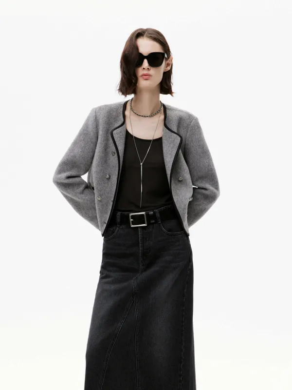 Double Breasted Short Coat sold by Mo&Co