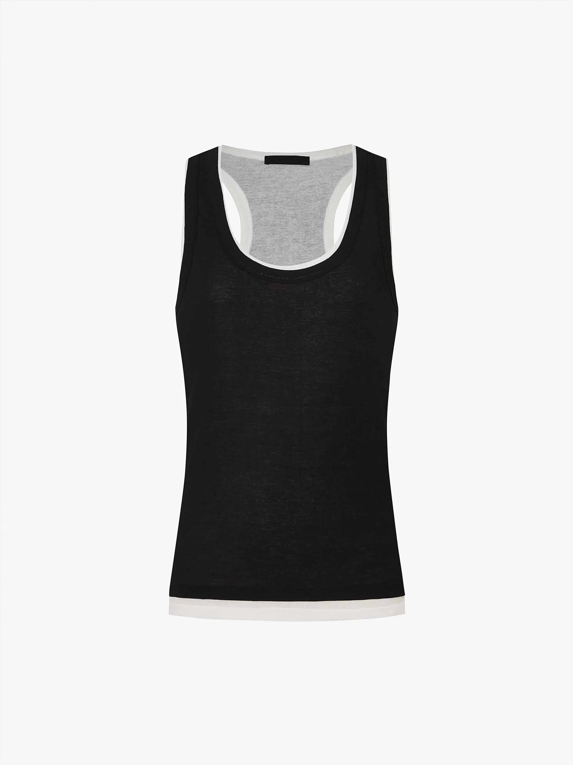 Contrast Detail Tank Top sold by Mo&Co product image thumbnail 5