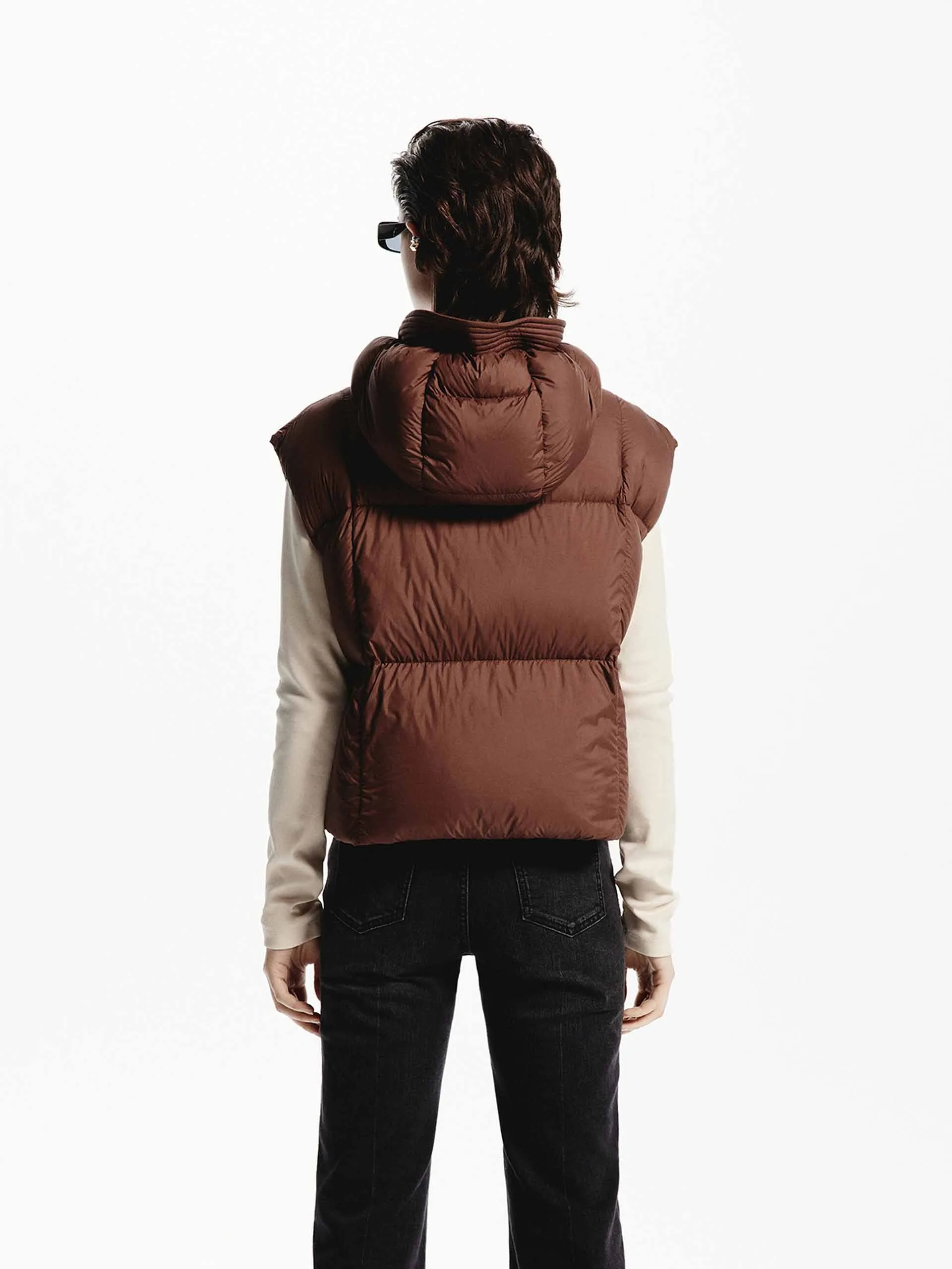 Hooded Quilted Puffer Vest sold by Mo&Co product image thumbnail 4