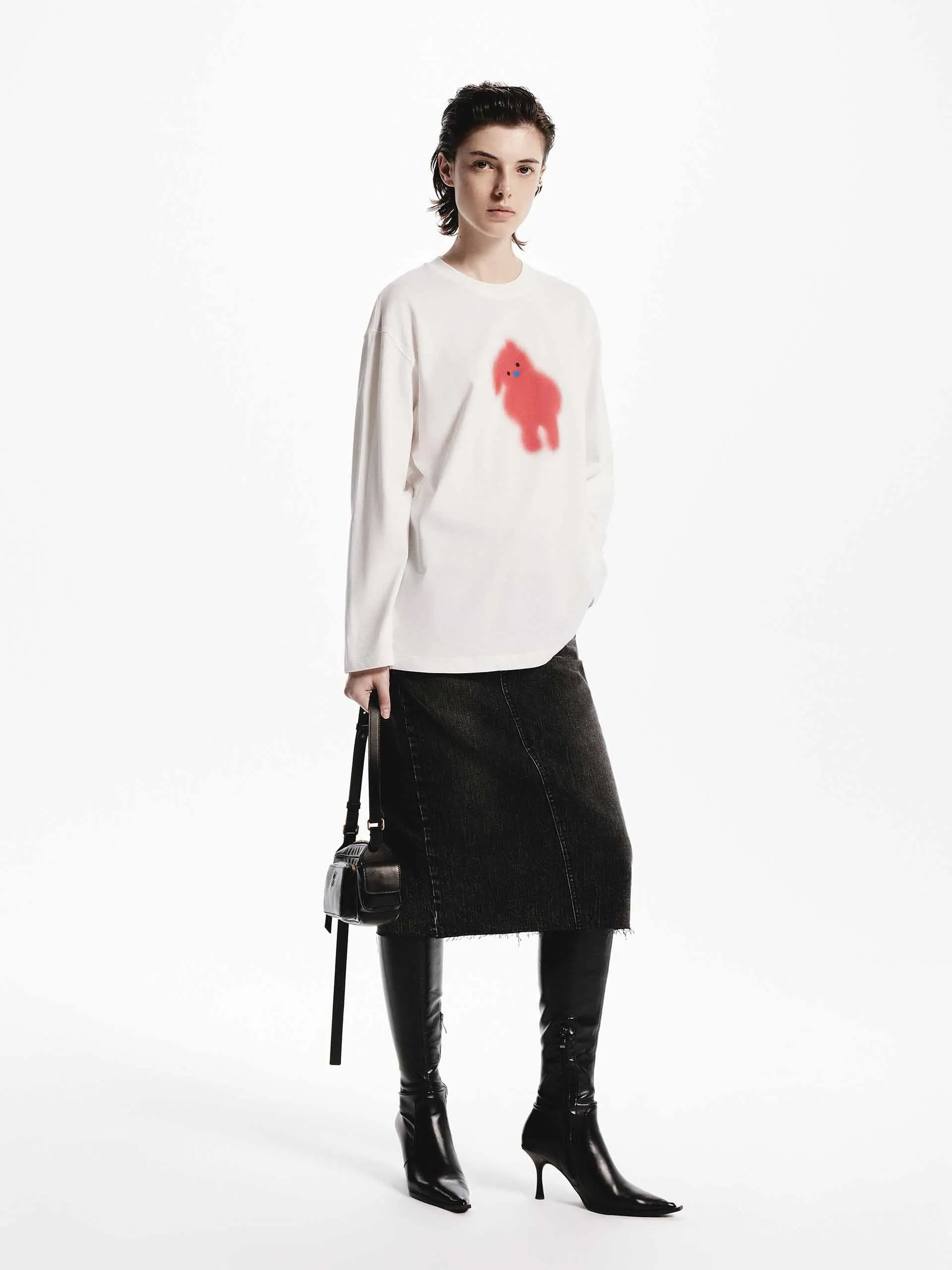 Cartoon Print Loose T-shirt sold by Mo&Co product image thumbnail 2