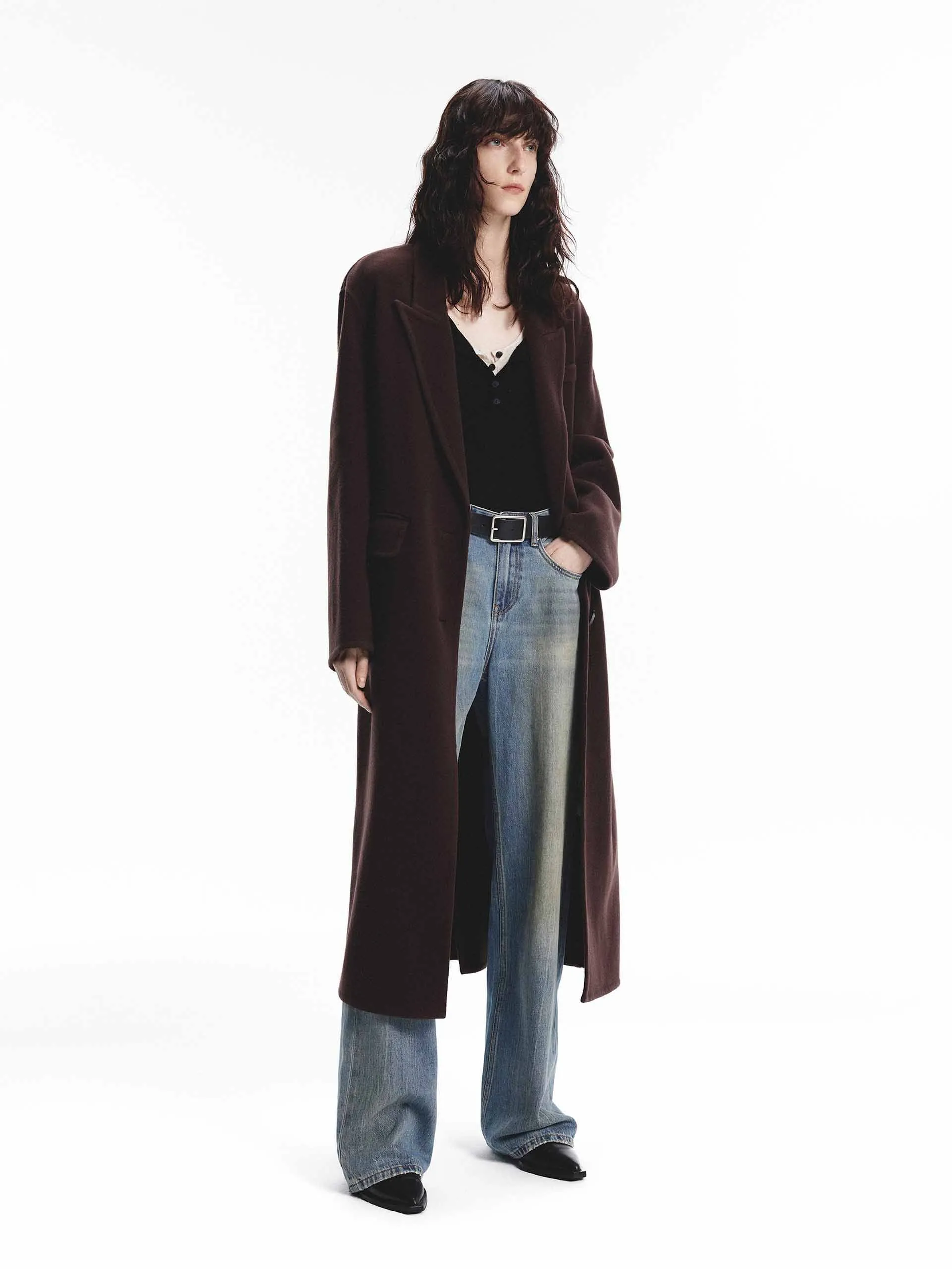 Single Breasted Wool Coat sold by Mo&Co product image thumbnail 3