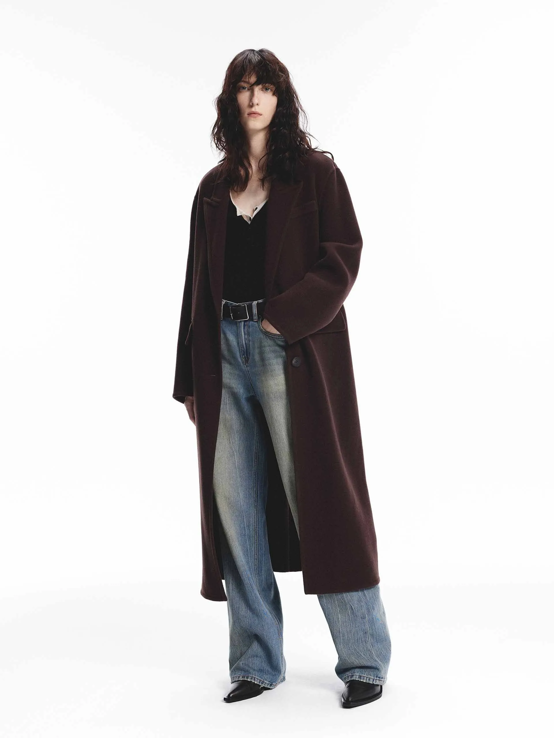 Single Breasted Wool Coat sold by Mo&Co product image thumbnail 2