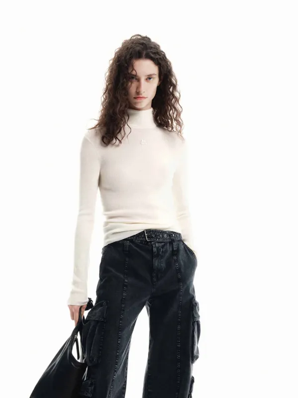 Merino Wool Turtleneck Sweater sold by Mo&Co