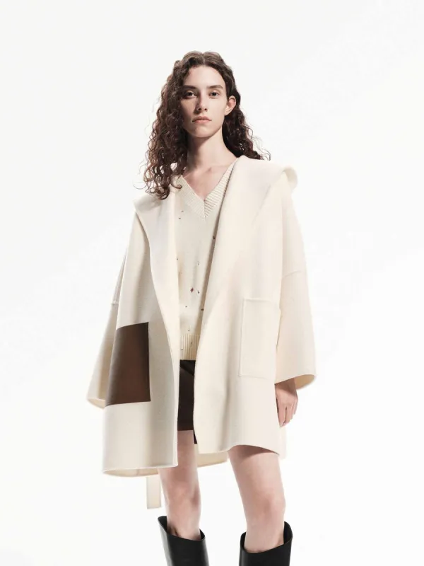 Double Sided Hooded Coat sold by Mo&Co