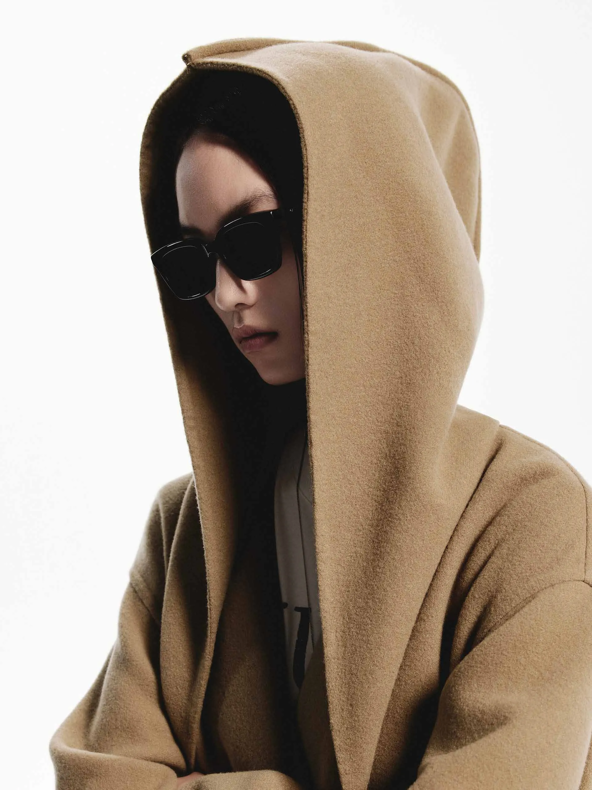 Belted Wool Long Coat sold by Mo&Co product image thumbnail 5