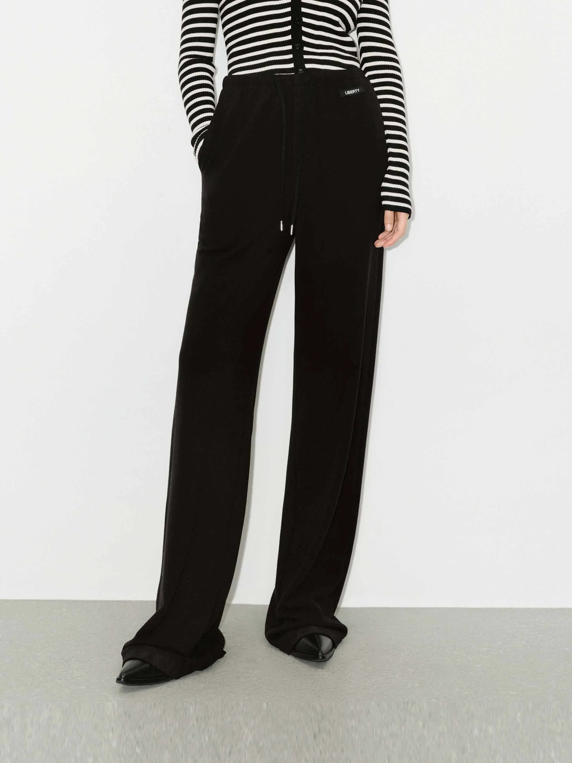 Drawstring Waist Loose Pants sold by Mo&Co