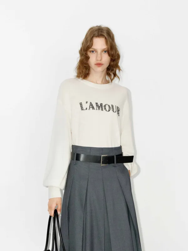 Front Letter Loose Top sold by Mo&Co