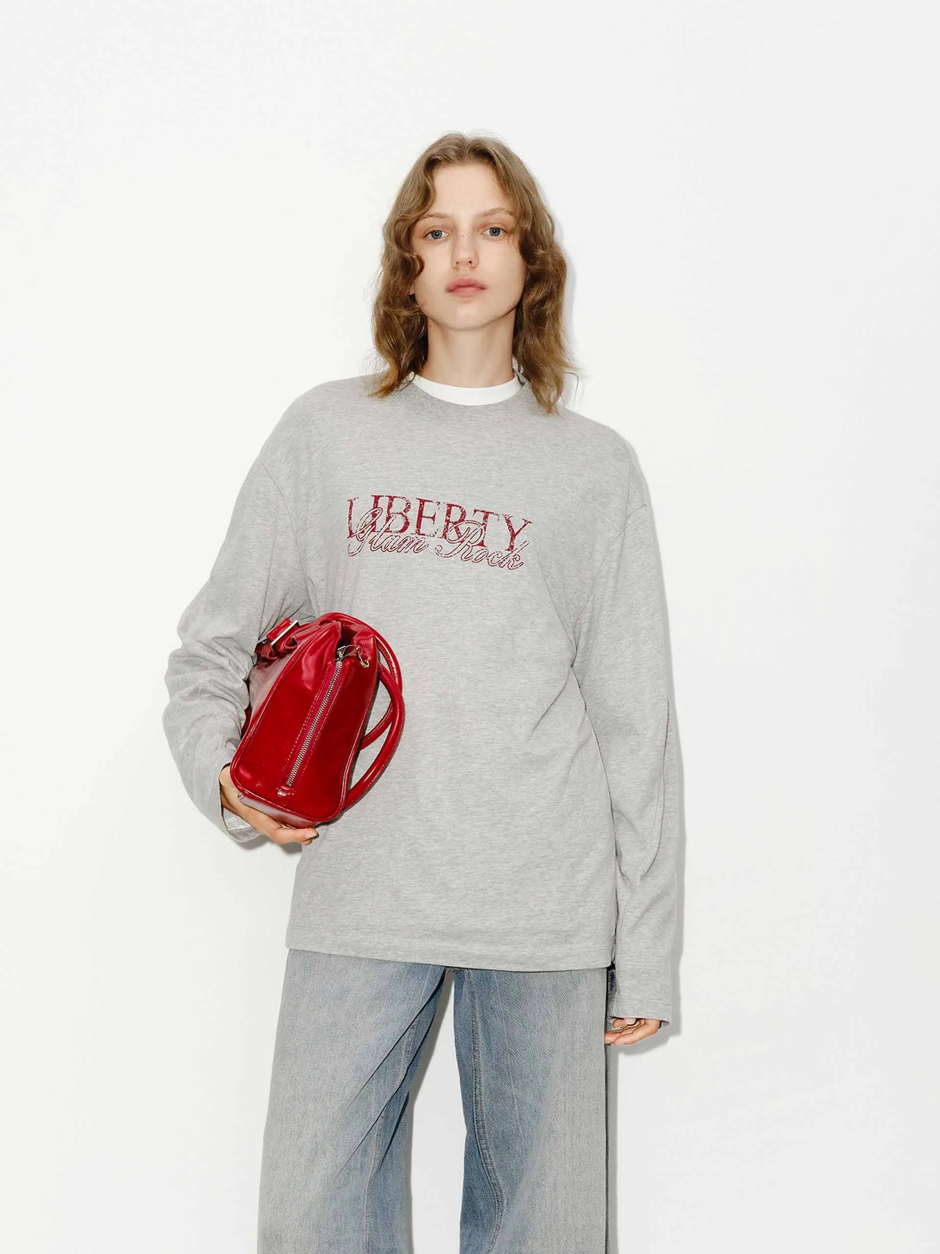 Loose Front Letter T-shirt sold by Mo&Co product image thumbnail 2