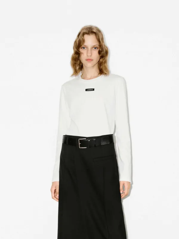 Round Neck Letter T-shirt sold by Mo&Co