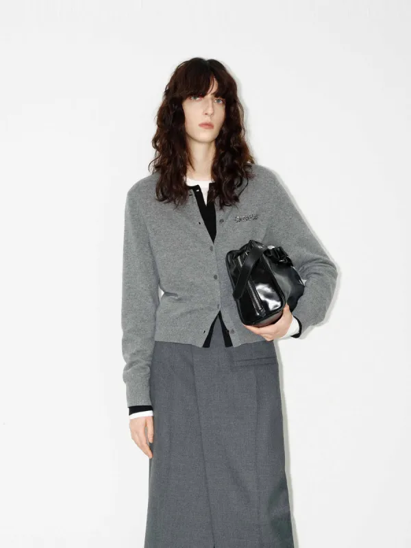 Sequin Detail Cropped Cardigan sold by Mo&Co